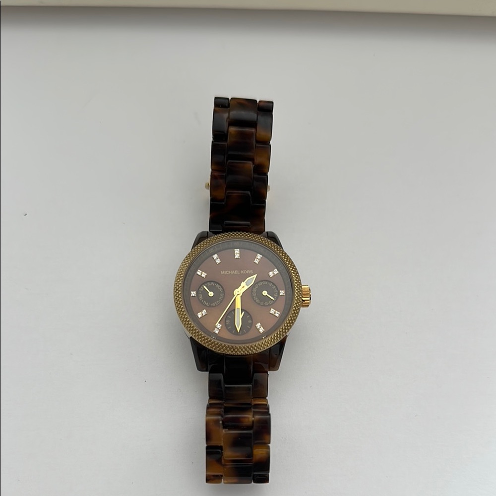 Michael Kors Tortoise Shell Watch